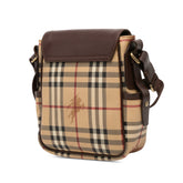 Haymarket Check Coated Canvas Flap Crossbody